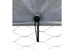 Vidaxl Chicken Cage With Roof And Door Silver Galvanised Steel Vidaxl Chicken Cage With Roof And Door Silver Galvanised Steel