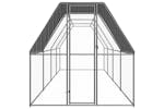 Vidaxl Chicken Cage 2x8x2 M Galvanised Steel Vidaxl Chicken Cage 2x8x2 M Galvanised Steel