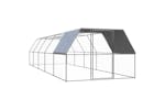 Vidaxl Chicken Cage 3x10x2 M Galvanised Steel Vidaxl Chicken Cage 3x10x2 M Galvanised Steel
