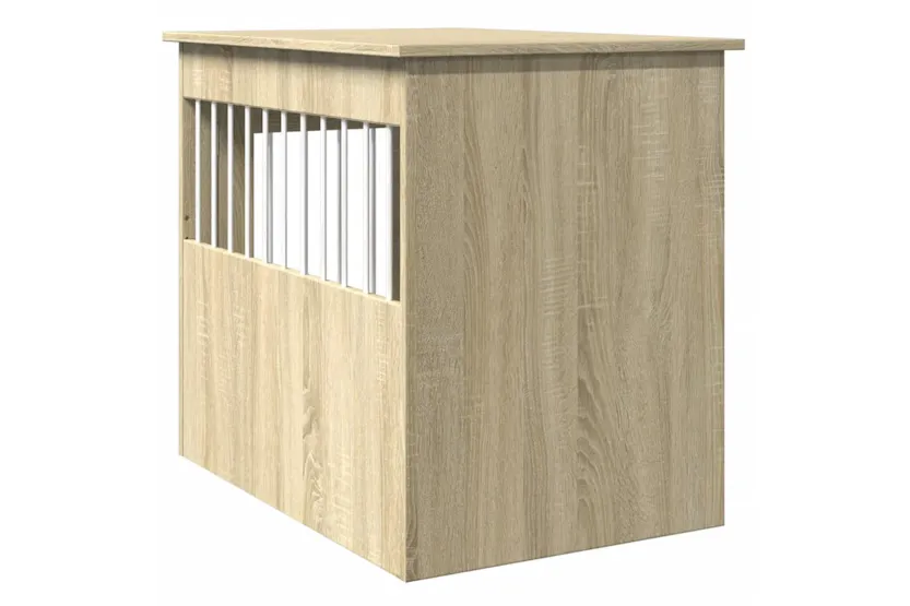 Vidaxl Dog Crate Furniture Sonoma Oak 55x80x68 Cm Engineered Wood Vidaxl Dog Crate Furniture Sonoma Oak 55x80x68 Cm Engineered Wood