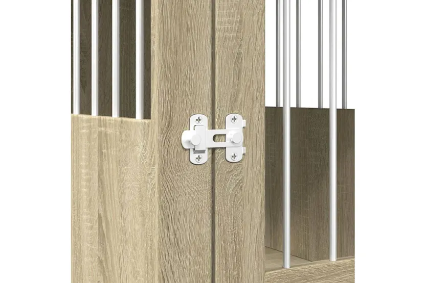 Vidaxl Dog Crate Furniture Sonoma Oak 55x80x68 Cm Engineered Wood Vidaxl Dog Crate Furniture Sonoma Oak 55x80x68 Cm Engineered Wood