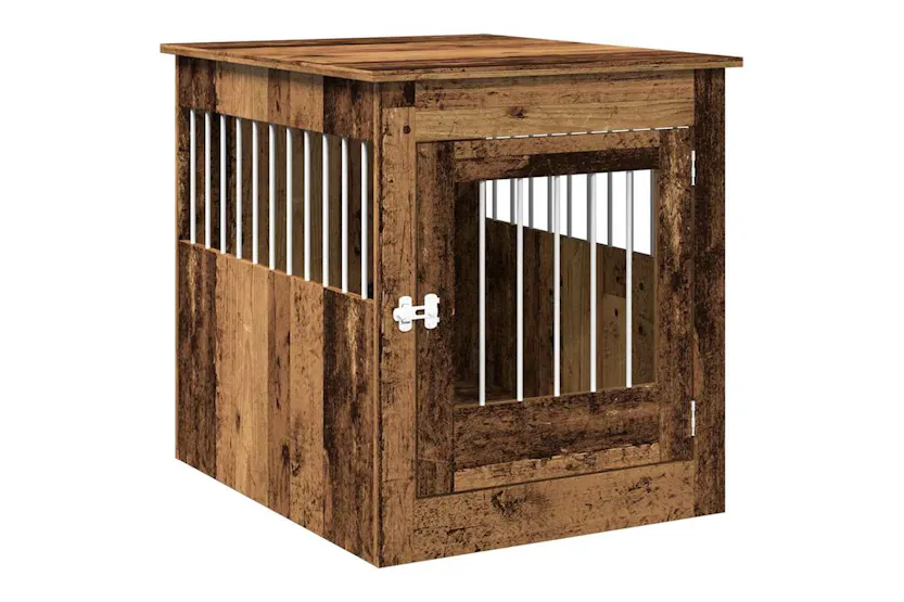 Vidaxl Dog Crate Furniture Old Wood 645x80x71 Cm Engineered Wood Vidaxl Dog Crate Furniture Old Wood 645x80x71 Cm Engineered Wood
