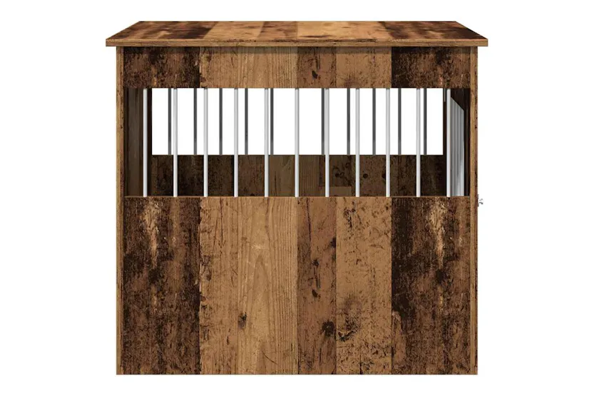 Vidaxl Dog Crate Furniture Old Wood 645x80x71 Cm Engineered Wood Vidaxl Dog Crate Furniture Old Wood 645x80x71 Cm Engineered Wood