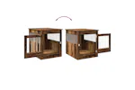 Vidaxl Dog Crate Furniture Old Wood 645x80x71 Cm Engineered Wood Vidaxl Dog Crate Furniture Old Wood 645x80x71 Cm Engineered Wood