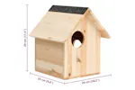 Vidaxl Squirrel House Solid Firwood 26x25x29 Cm Vidaxl Squirrel House Solid Firwood 26x25x29 Cm