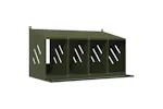 Vidaxl Chicken Nesting Box With 4 Compartments Olive Green Metal Vidaxl Chicken Nesting Box With 4 Compartments Olive Green Metal