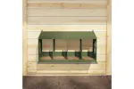 Vidaxl Chicken Nesting Box With 4 Compartments Olive Green Metal Vidaxl Chicken Nesting Box With 4 Compartments Olive Green Metal