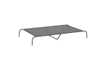 Vidaxl Elevated Dog Bed Grey 150x90x20 Cm Textilene And Steel Vidaxl Elevated Dog Bed Grey 150x90x20 Cm Textilene And Steel