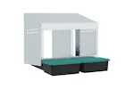 Vidaxl Chicken Nesting Box 2 Compartments Wall-mounted Galvanised Steel Vidaxl Chicken Nesting Box 2 Compartments Wall-mounted Galvanised Steel