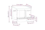 Vidaxl Chicken Nesting Box 2 Compartments Wall-mounted Galvanised Steel Vidaxl Chicken Nesting Box 2 Compartments Wall-mounted Galvanised Steel