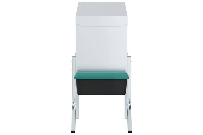 Vidaxl Chicken Nesting Box 1 Compartment With Legs Galvanised Steel Vidaxl Chicken Nesting Box 1 Compartment With Legs Galvanised Steel