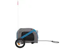 Vidaxl Pet Bike Trailer Blue And Grey Oxford Fabric And Iron Vidaxl Pet Bike Trailer Blue And Grey Oxford Fabric And Iron