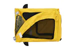Vidaxl Pet Bike Trailer Yellow Oxford Fabric And Iron Vidaxl Pet Bike Trailer Yellow Oxford Fabric And Iron