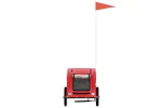 Vidaxl Pet Bike Trailer Red Oxford Fabric And Iron Vidaxl Pet Bike Trailer Red Oxford Fabric And Iron
