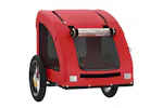 Vidaxl Pet Bike Trailer Red Oxford Fabric And Iron Vidaxl Pet Bike Trailer Red Oxford Fabric And Iron
