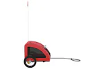 Vidaxl Pet Bike Trailer Red Oxford Fabric And Iron Vidaxl Pet Bike Trailer Red Oxford Fabric And Iron