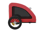 Vidaxl Pet Bike Trailer Red Oxford Fabric And Iron Vidaxl Pet Bike Trailer Red Oxford Fabric And Iron