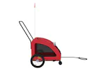 Vidaxl Pet Bike Trailer Red Oxford Fabric And Iron Vidaxl Pet Bike Trailer Red Oxford Fabric And Iron