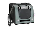 Vidaxl Pet Bike Trailer Black And Grey Oxford Fabric And Iron Vidaxl Pet Bike Trailer Black And Grey Oxford Fabric And Iron