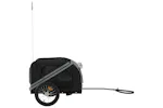 Vidaxl Pet Bike Trailer Black And Grey Oxford Fabric And Iron Vidaxl Pet Bike Trailer Black And Grey Oxford Fabric And Iron