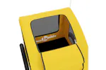 Vidaxl Pet Bike Trailer Yellow Oxford Fabric And Iron Vidaxl Pet Bike Trailer Yellow Oxford Fabric And Iron