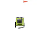 Vidaxl Pet Bike Trailer Green And Grey Oxford Fabric And Iron Vidaxl Pet Bike Trailer Green And Grey Oxford Fabric And Iron