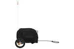 Vidaxl Pet Bike Trailer Black Oxford Fabric And Iron Vidaxl Pet Bike Trailer Black Oxford Fabric And Iron