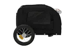 Vidaxl Pet Bike Trailer Black Oxford Fabric And Iron Vidaxl Pet Bike Trailer Black Oxford Fabric And Iron
