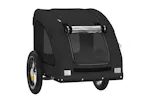 Vidaxl Pet Bike Trailer Black Oxford Fabric And Iron Vidaxl Pet Bike Trailer Black Oxford Fabric And Iron