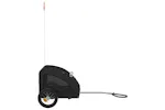 Vidaxl Pet Bike Trailer Black Oxford Fabric And Iron Vidaxl Pet Bike Trailer Black Oxford Fabric And Iron
