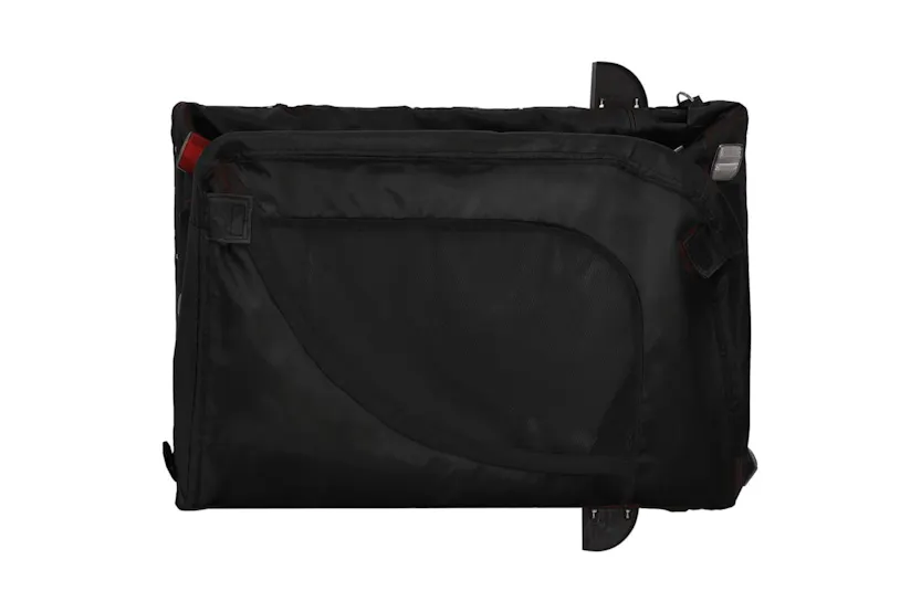 Vidaxl Pet Bike Trailer Black Oxford Fabric And Iron Vidaxl Pet Bike Trailer Black Oxford Fabric And Iron