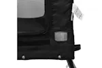 Vidaxl Pet Bike Trailer Black Oxford Fabric And Iron Vidaxl Pet Bike Trailer Black Oxford Fabric And Iron