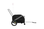 Vidaxl Pet Bike Trailer Grey And Black Oxford Fabric And Iron Vidaxl Pet Bike Trailer Grey And Black Oxford Fabric And Iron