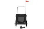 Vidaxl Pet Bike Trailer Black Oxford Fabric And Iron Vidaxl Pet Bike Trailer Black Oxford Fabric And Iron