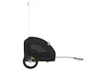 Vidaxl Pet Bike Trailer Black Oxford Fabric And Iron Vidaxl Pet Bike Trailer Black Oxford Fabric And Iron