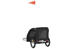 Vidaxl Pet Bike Trailer Black Oxford Fabric And Iron Vidaxl Pet Bike Trailer Black Oxford Fabric And Iron