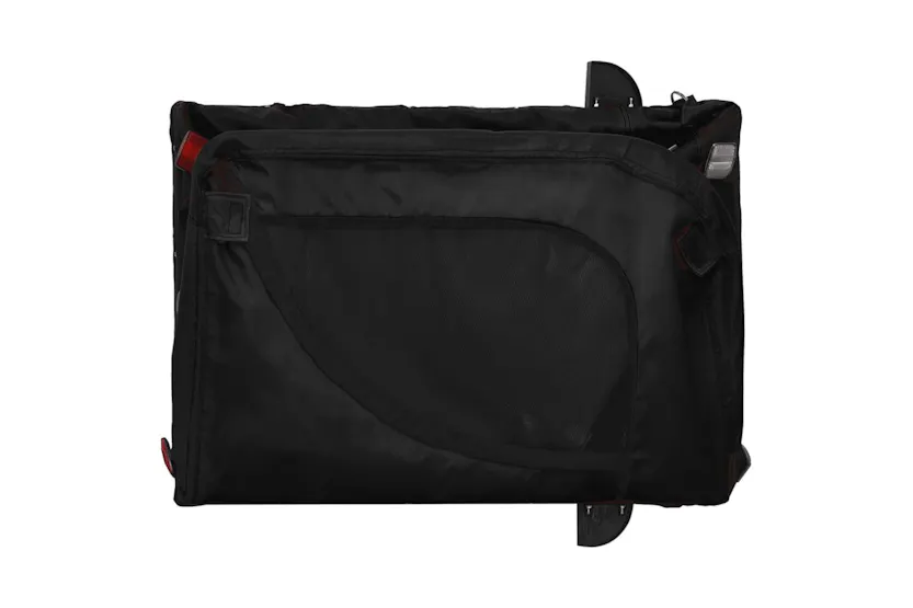 Vidaxl Pet Bike Trailer Black Oxford Fabric And Iron Vidaxl Pet Bike Trailer Black Oxford Fabric And Iron