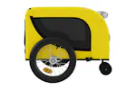 Vidaxl Pet Bike Trailer Yellow And Black Oxford Fabric And Iron Vidaxl Pet Bike Trailer Yellow And Black Oxford Fabric And Iron