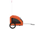 Vidaxl Pet Bike Trailer Orange Oxford Fabric And Iron Vidaxl Pet Bike Trailer Orange Oxford Fabric And Iron