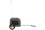 Vidaxl Pet Bike Trailer Red And Grey Oxford Fabric And Iron Vidaxl Pet Bike Trailer Red And Grey Oxford Fabric And Iron