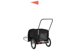 Vidaxl Pet Bike Trailer Black Oxford Fabric And Iron Vidaxl Pet Bike Trailer Black Oxford Fabric And Iron