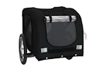 Vidaxl Pet Bike Trailer Black Oxford Fabric And Iron Vidaxl Pet Bike Trailer Black Oxford Fabric And Iron