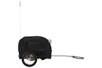 Vidaxl Pet Bike Trailer Black Oxford Fabric And Iron Vidaxl Pet Bike Trailer Black Oxford Fabric And Iron