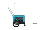 Vidaxl Pet Bike Trailer Blue And Black Oxford Fabric And Iron Vidaxl Pet Bike Trailer Blue And Black Oxford Fabric And Iron
