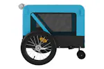 Vidaxl Pet Bike Trailer Blue And Black Oxford Fabric And Iron Vidaxl Pet Bike Trailer Blue And Black Oxford Fabric And Iron