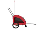 Vidaxl Pet Bike Trailer Red Oxford Fabric And Iron Vidaxl Pet Bike Trailer Red Oxford Fabric And Iron