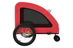 Vidaxl Pet Bike Trailer Red Oxford Fabric And Iron Vidaxl Pet Bike Trailer Red Oxford Fabric And Iron