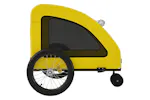 Vidaxl Pet Bike Trailer Yellow Oxford Fabric And Iron Vidaxl Pet Bike Trailer Yellow Oxford Fabric And Iron