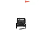Vidaxl Pet Bike Trailer Black Oxford Fabric And Iron Vidaxl Pet Bike Trailer Black Oxford Fabric And Iron