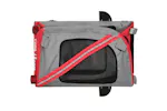 Vidaxl Pet Bike Trailer Red And Grey Oxford Fabric And Iron Vidaxl Pet Bike Trailer Red And Grey Oxford Fabric And Iron